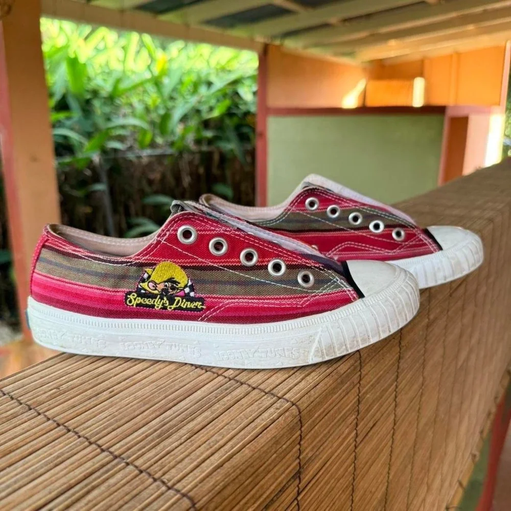 Vintage 1994 Keds Speedy‎ Gonzales Sneakers Size 7 Looney Tunes WF-5556M Canvas